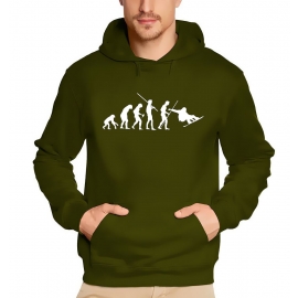 Snowboard Evolution Sweatshirt mit Kapuze Hoodie