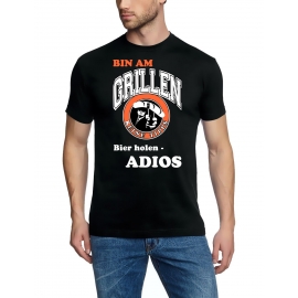 BIN AM GRILLEN - GRILL GRILLSHIRT BBQ SLIMFIT