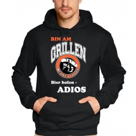 BIN AM GRILLEN - Keine Tipps - Bier holen ! HOODIE