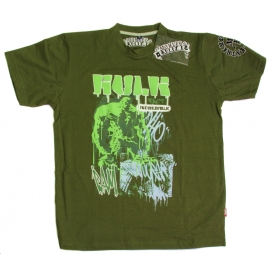 HULK - T-SHIRT - OLIV MARVEL EXTREME S M L XL