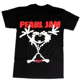 PEARL JAM - T-SHIRT STICKMAN - BANDSHIRT S M L XL