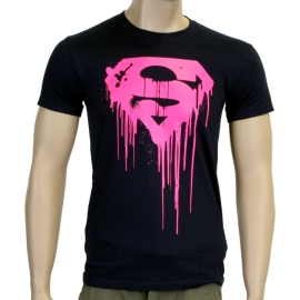 SUPERMAN navy/pink NEU  T-Shirt S M L XL XL