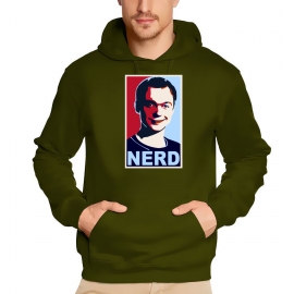 NERD Kapuzen Sweatshirt HOODIE S - XXXL