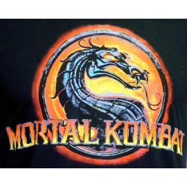 Mortal Kombat LOGO T-Shirt Dragon S M L XL