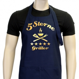 5 STERNE GRILLER - Grillschürze - grillen - BBQ GRILL SCHÜRZE GR