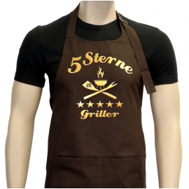 5 STERNE GRILLER - Grillschürze - grillen - BBQ GRILL SCHÜRZE GR