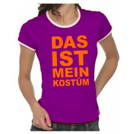 Das ist mein KOSTÜM Girly Ringer S M L XL