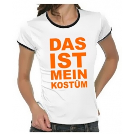 Das ist mein KOSTÜM Girly Ringer S M L XL