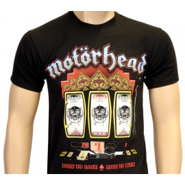 MOTORHEAD Slot Machine T-SHIRT -  S M L XL Schwarz