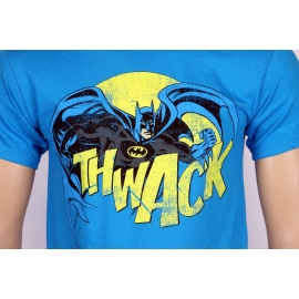 BATMAN THWACK Vintage Logo Blau -  T-Shirt, GR.S M L XL