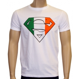 SUPERMAN - Irish Flag - white - Irland Flagge - T-shirt -