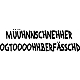 MÜHHNNCHÄHHNER OGGTOHPERHFÄSSCHD - Oktoberfest NEON T-Shirt, NEO