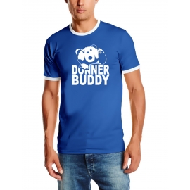 DONNER BUDDY - THUNDER SONG TEDDY fuck you thunder Ringer T-Shir