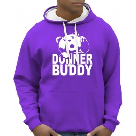 DONNER BUDDY  THUNDER SONG TEDDY fuck you thunder Sweatshirt mit