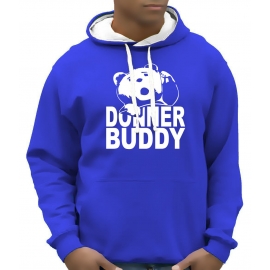 DONNER BUDDY  THUNDER SONG TEDDY fuck you thunder Sweatshirt mit