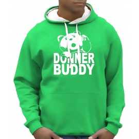 DONNER BUDDY  THUNDER SONG TEDDY fuck you thunder Sweatshirt mit