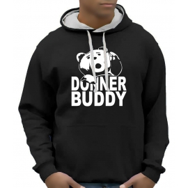 DONNER BUDDY  THUNDER SONG TEDDY fuck you thunder Sweatshirt mit