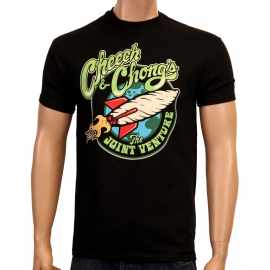 CHEECH AND CHONG joint venture - NEU - T-SHIRT, Schwarz - S M L 