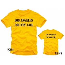 L.A. county jail TSHIRT LOS ANGELES orange KNAST T-SHIRT