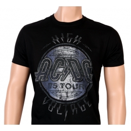 AC/DC Tour 75 - T-Shirt, Schwarz - S M L XL XXL