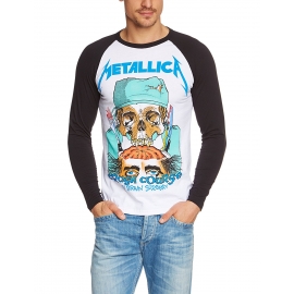 METALLICA baseball longsleeve CRASH COURSE BRAIN SURGERY T-Shirt