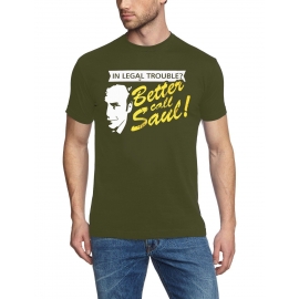 In legal troube ? Better call Saul ! Heisenberg T-Shirt div. Far