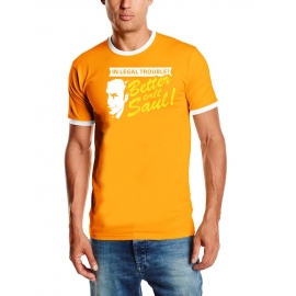 In legal troube ? Better call Saul ! RINGER T-Shirt div. Farben