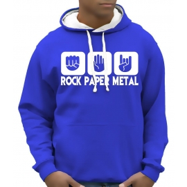 ROCK PAPER METAL - HEAVY METAL - Sweatshirt mit Kapuze - Hoodie