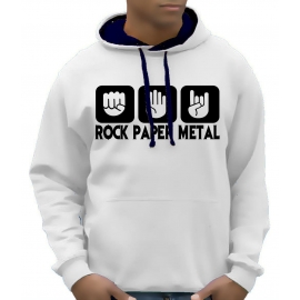 ROCK PAPER METAL - HEAVY METAL - Sweatshirt mit Kapuze - Hoodie