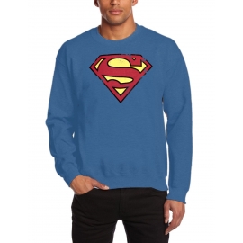 Superman Crew Neck Sweatshirt Vintage Logo stoneblue,GR.S M L XL