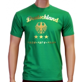 WM 2014 Fußball Deutschland Adler Gold 3 Sterne T-Shirt S M L XL