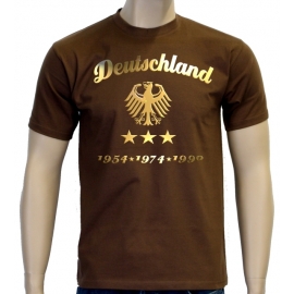 WM 2014 Fußball Deutschland Adler Gold 3 Sterne T-Shirt S M L XL