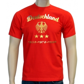 WM 2014 Fußball Deutschland Adler Gold 3 Sterne T-Shirt S M L XL