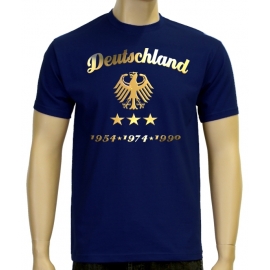 WM 2014 Fußball Deutschland Adler Gold 3 Sterne T-Shirt S M L XL