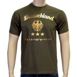 WM 2014 Fußball Deutschland Adler Gold 3 Sterne T-Shirt S M L XL