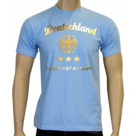 WM 2014 Fußball Deutschland Adler Gold 3 Sterne T-Shirt S M L XL