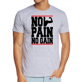 NO PAIN - NO GAIN !  T-Shirt div. Farben S M L XL 2XL 3XL 4XL 5X