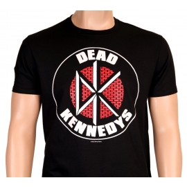 THE DEAD KENNEDYS - SCHWARZ - DK LOGO WALL BRICK - Punk - T-shir