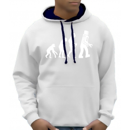 ROBOT EVOLUTION Hoodie Sweatshirt mit Kapuze Hoodie Sweater S M 