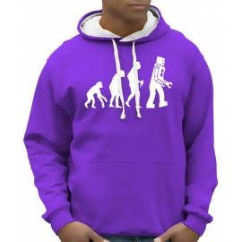 ROBOT EVOLUTION Hoodie Sweatshirt mit Kapuze Hoodie Sweater S M 