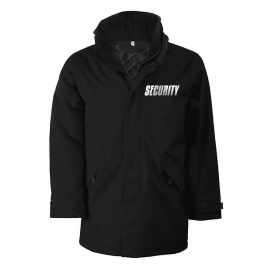 SECURITY - JACKE - reflektierende Folie XS - 4XL Druck vorne und