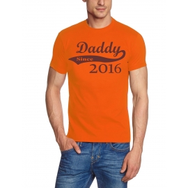 DADDY since 2016 T-Shirt div. Farben S M L XL 2XL 3XL 4XL 5XL