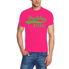 DADDY since 2016 T-Shirt div. Farben S M L XL 2XL 3XL 4XL 5XL