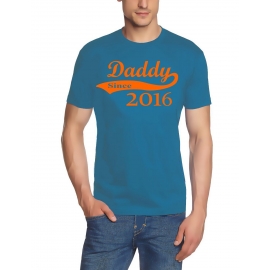 DADDY since 2016 T-Shirt div. Farben S M L XL 2XL 3XL 4XL 5XL