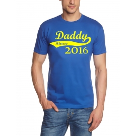 DADDY since 2016 T-Shirt div. Farben S M L XL 2XL 3XL 4XL 5XL