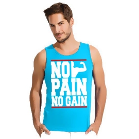 NO PAIN - NO GAIN ! TANKSHIRT T-Shirt div. Farben S M L XL 2XL