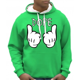 DOPE cartoon hands Hoodie Sweatshirt mit Kapuze Hoodie Sweater S