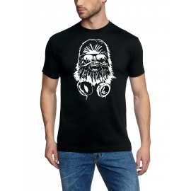 WOOKIE CHEWY CHEWBACCA DJ T-Shirt  S M L XL 2XL 3XL 4XL 5XL