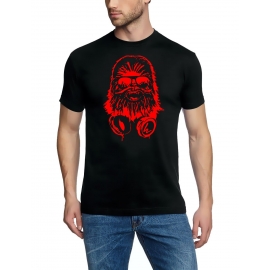 WOOKIE CHEWY CHEWBACCA DJ T-Shirt  S M L XL 2XL 3XL 4XL 5XL