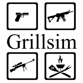 GRILLSIM Airsoft T-Shirt  S M L XL 2XL 3XL 4XL 5XL